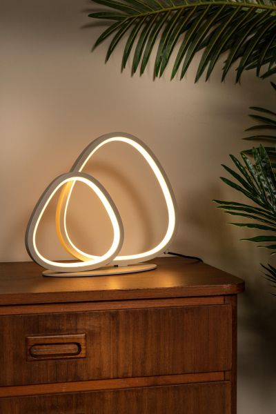 Lucide SAMLING - Table lamp - LED Dim. - CCT - 1x16W 2700K/4000K - Taupe